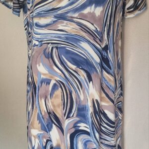Rochie femei maneca scurta Flori  3