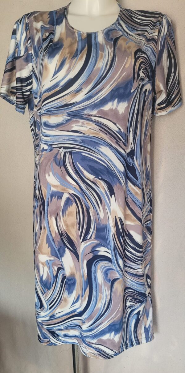 Rochie femei maneca scurta Flori  3