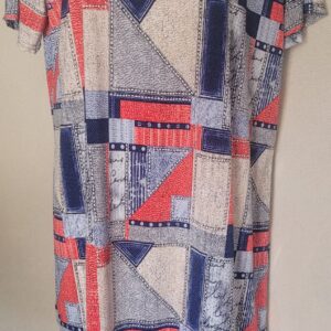 Rochie femei maneca scurta Flori  3