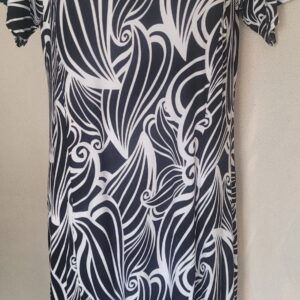Rochie femei maneca scurta Flori  1