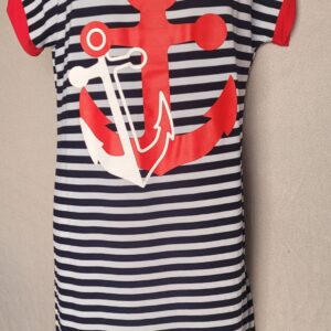Rochie femei maneca scurta cu dungi