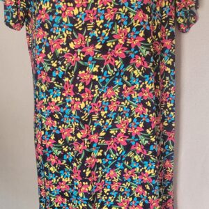 Rochie femei maneca scurta Flori