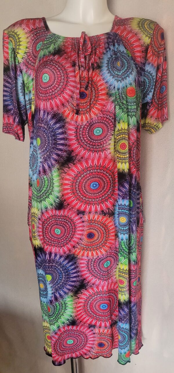 Rochie femei maneca scurta model cu snur