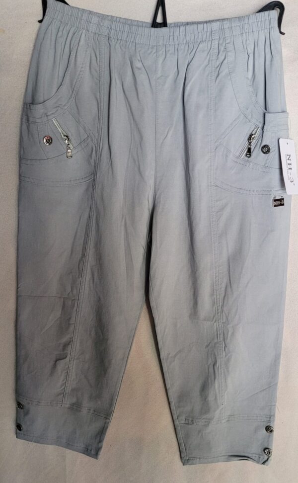 Pantaloni femei elastici 3/4 - imagine 4