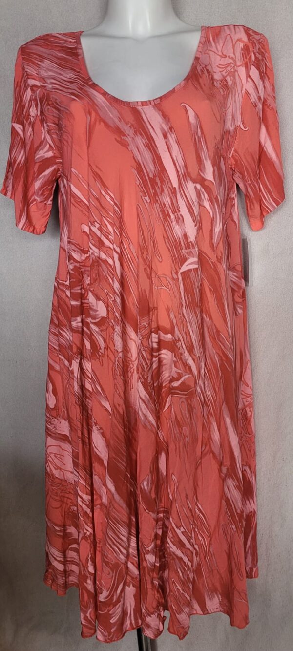 Rochie de vara maneca scurta - imagine 2