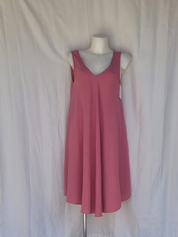 Rochie uni in V