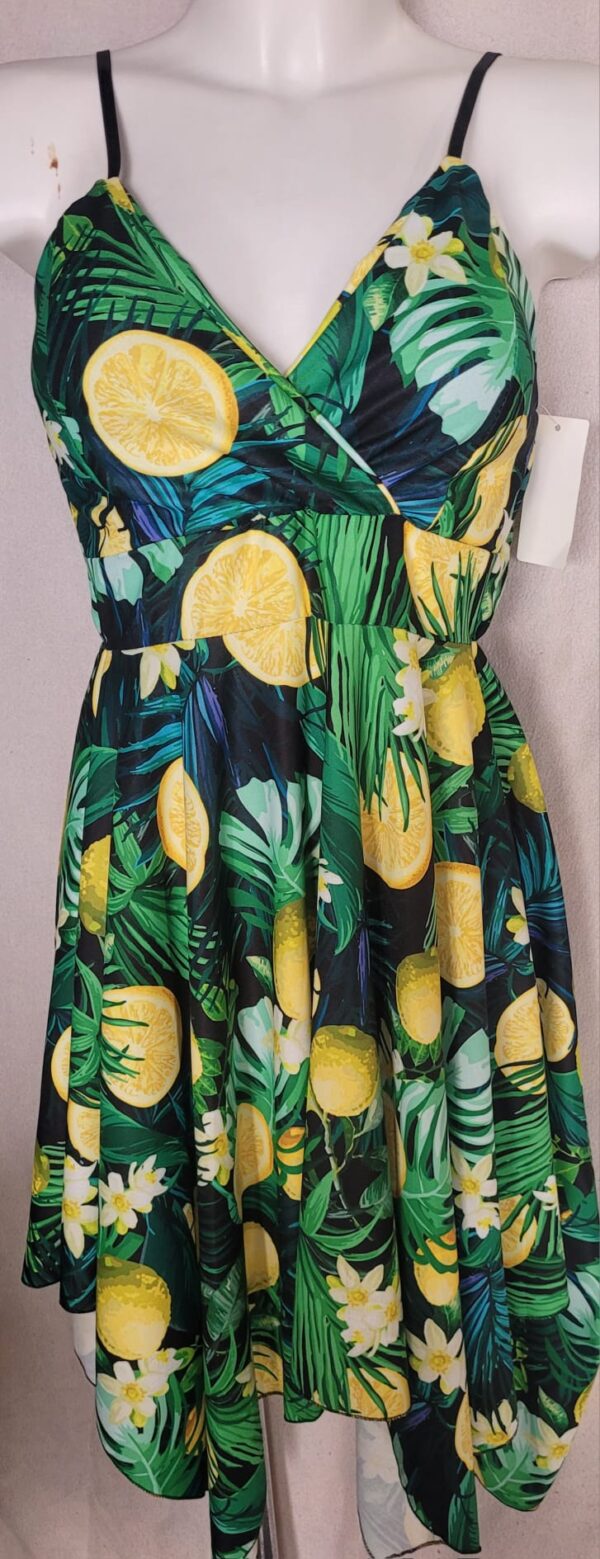 Rochie lamai tip maieu in V - imagine 2